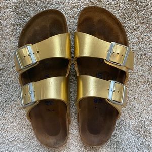 Birkenstock Arizona Gold Metallic 40